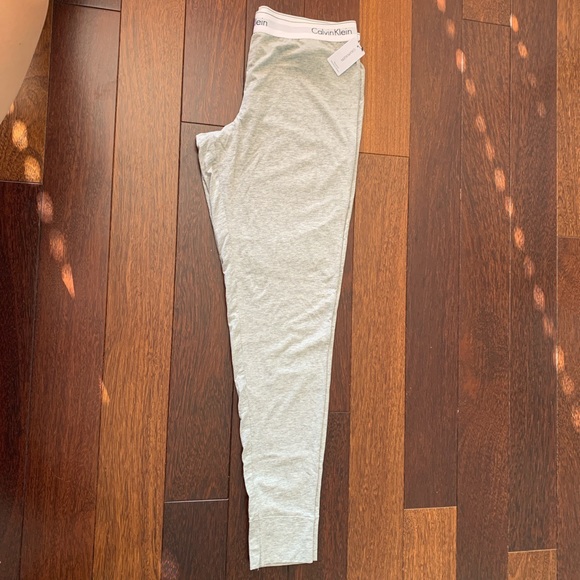 Calvin Klein Sleepwear Grey modern Cotton Leggins - Picture 2 of 4